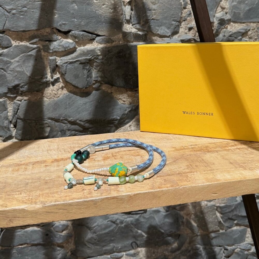 Wales Bonner X SSENSE Gemstones Charms Necklace Set.